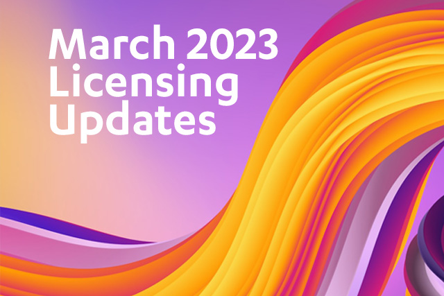 March 2023 Licensing Updates - Long View Systems
