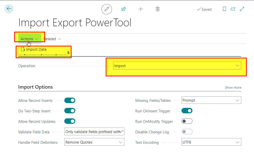 Import Export PowerTool by Insight Works 5