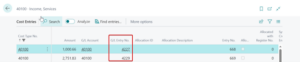 Dynamics 365 Business Central – Cost Accounting - Long View Systems