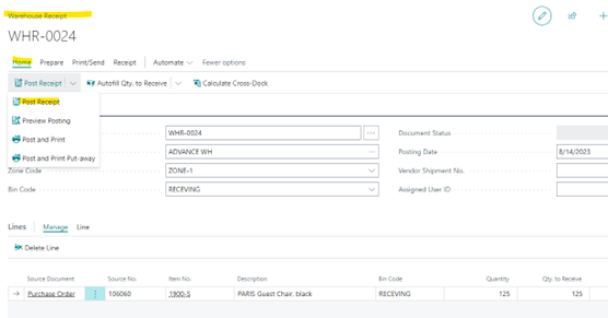 Advanced Warehouse Setup and Review 12