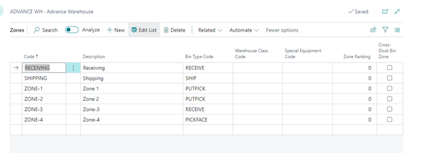 Advanced Warehouse Setup and Review 5