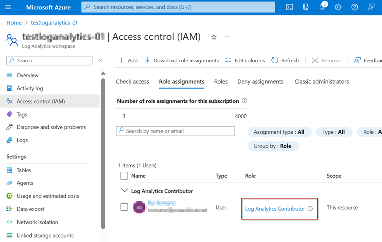 Configure Azure Log Analytics for Power BI 3