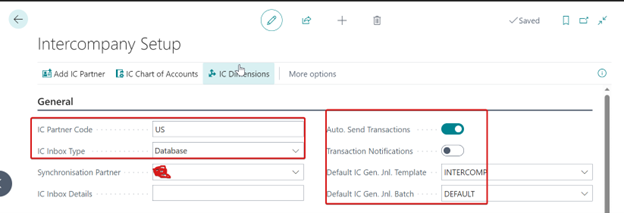 D365 Business Central Intercompany Setup 1