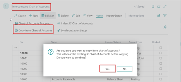 D365 Business Central Intercompany Setup 6